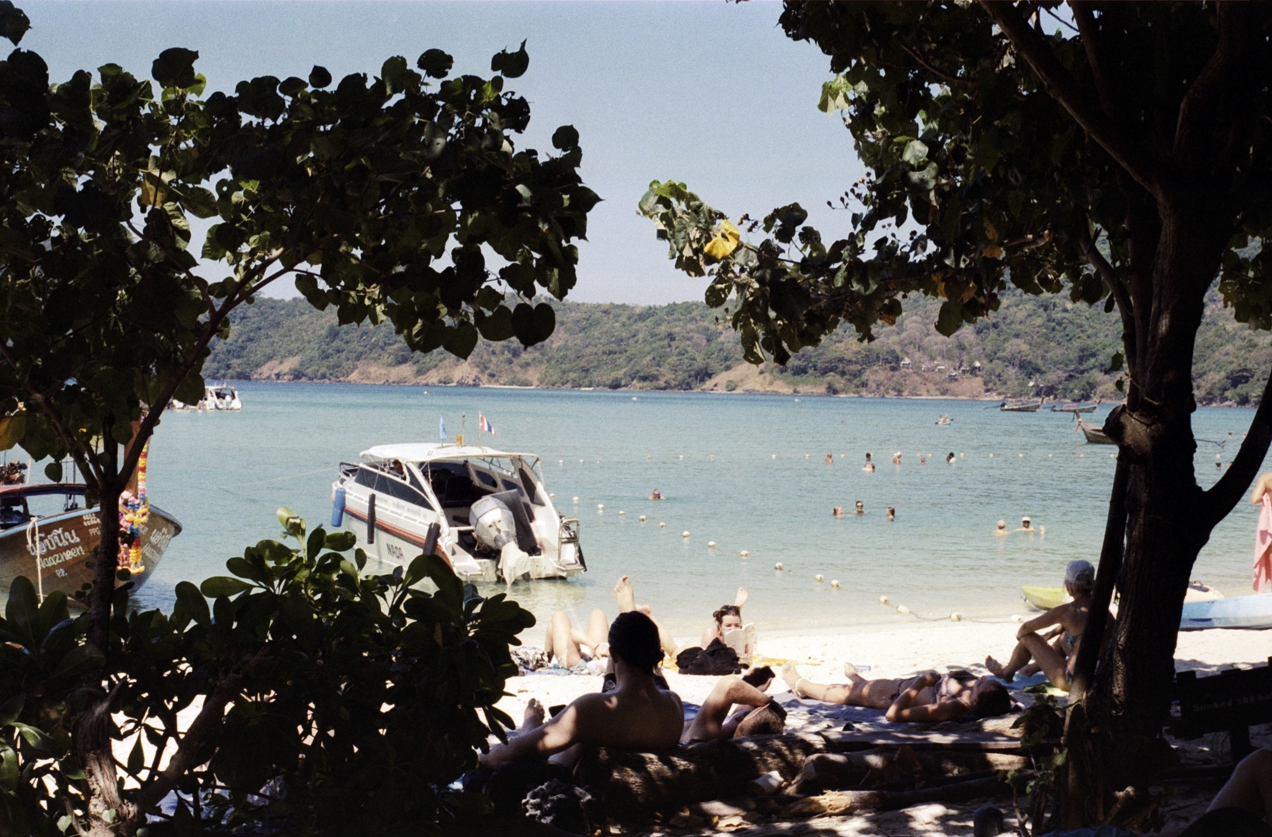 People chilling in Phi phi